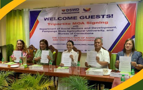 PSAU signed Memorandum of Understanding with DSWD and Bureau of Corrections