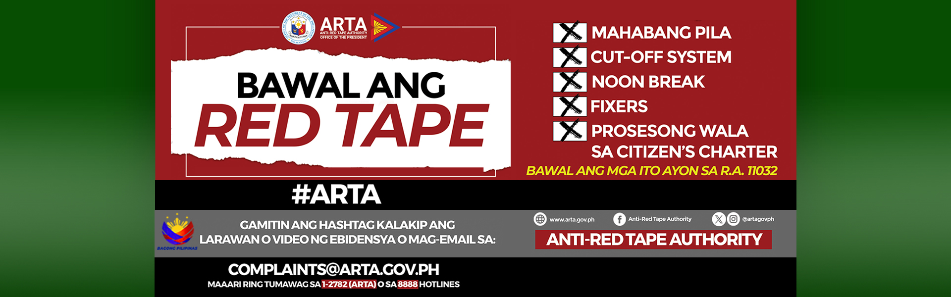PSAU-ARTA 2023 Banner