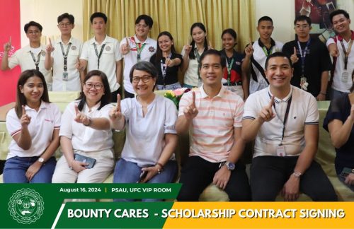 BOUNTY CARES – SCHOLARSHIP CONTRACT SIGNING