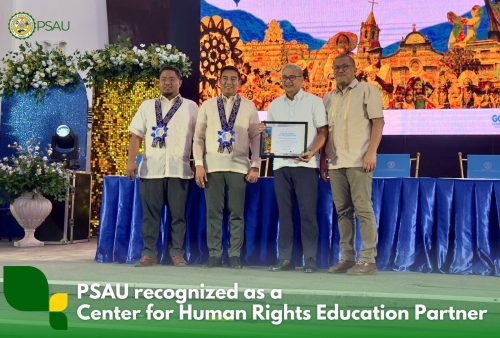PSAU recognized as a Center for Human Rights Education Partner