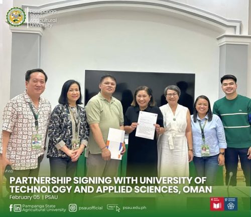PARTNERSHIP SIGNING WITH UNIVERSITY OF TECHNOLOGY AND APPLIED SCIENCES, OMAN