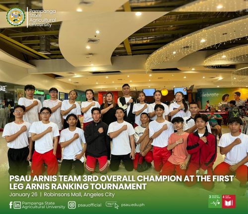 PSAU Arnis Team Secures Podium Finish at 1st Leg Arnis Ranking Tournament