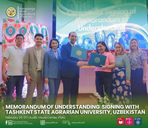 Memorandum of Understanding Signing with Tashkent State Agrarian University, Uzbekistan