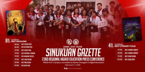 Sinukuan Gazette, the official student publication of Pampanga State Agricultural University, emerged victorious at the 23rd Regional Higher Education Press Conference (RHEPC)
