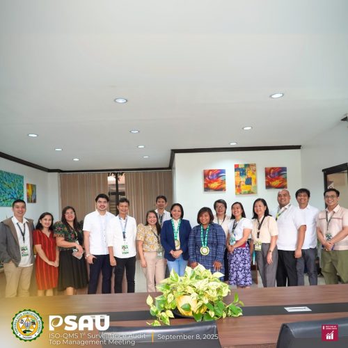 PSAU Conducts Top Management Meeting for ISO-QMS 1st Surveillance Audit
